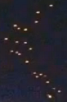 OVNI frota sobre Lazaro Cardenas, Michoacan, no México