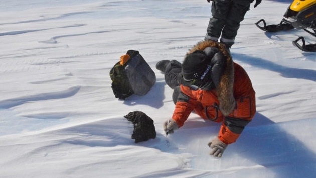 Descubren un enorme meteorito de 18 kilos en la Antártida