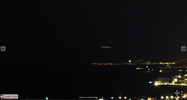 Avistamiento OVNI sobre Montecarlo, Mónaco