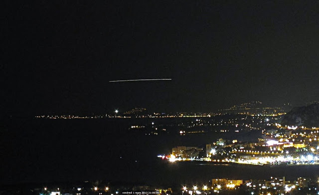 Avistamiento OVNI sobre Montecarlo, Mónaco