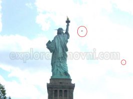Fotografías recibidas: Anomalía es captada en fotografía de la Estatua de la Libertad (EE.UU)