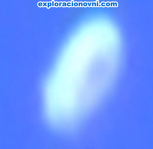 Imagen del objeto volador extraño grabado en Arequipa, Perú