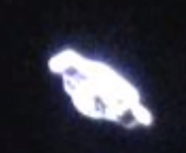 Otra vista del supuesto objeto volador grabado en el vídeo