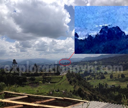 Objeto volador desconocido fotografiado sobre Embalse de Neusa, Cundinamarca, Colombia