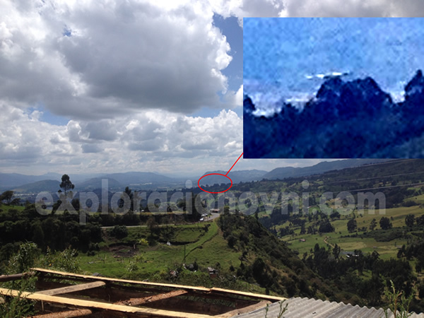 Objeto volador desconocido fotografiado sobre Embalse de Neusa, Cundinamarca, Colombia