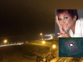 Luces extrañas en cielo de Lima, Perú son filmadas en vídeo por actriz y comediante Bettina Oneto