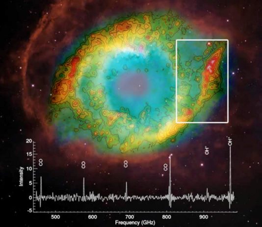 Encuentran un ión fundamental para el agua en varias nebulosas planetarias