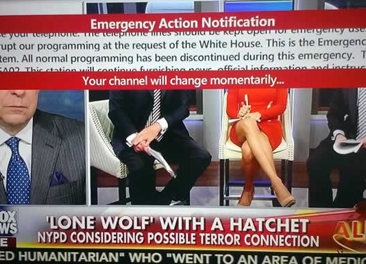 Sistema de alerta de emergencia es visualizado en TVs de Estados Unidos