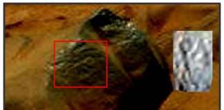 ¿Petroglifo en Marte?