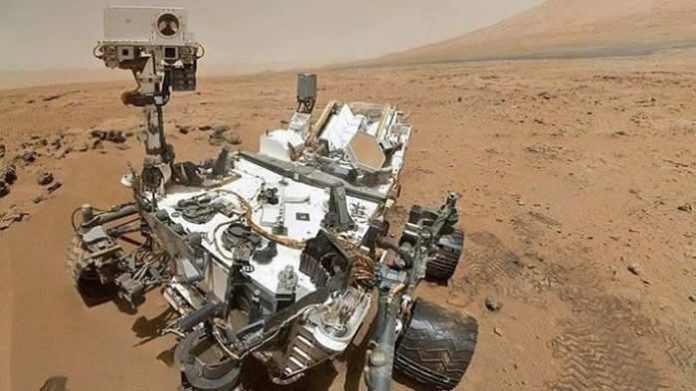 Materia orgánica encontrada en Marte.