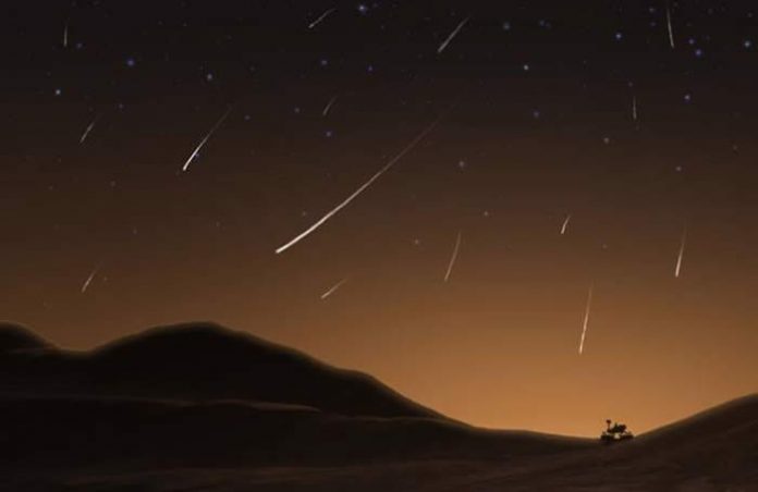 Alguien presente en la superficie de Marte hubiese sido capaz de ver varios meteoros por hora gracias al paso del cometa C/2013 A1 Siding Spring. Alguien presente en la superficie de Marte hubiese sido capaz de ver varios meteoros por hora gracias al paso del cometa C/2013 A1 Siding Spring.