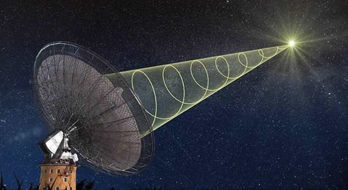 Astrónomos observaron en vivo un estallido rápido de radio, procedente de un lugar desconocido del Universo.