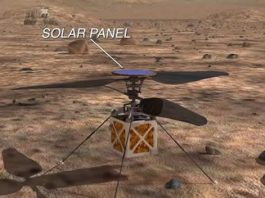 Es posible que en la próxima misión a Marte de NASA, un helicóptero sobrevuele el planeta rojo.