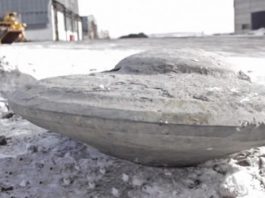 Misterioso artefacto encontrado en una mina de carbón en Rusia.