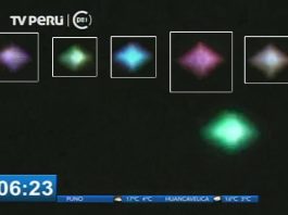 Capturan en vídeo un objeto volador luminoso y parpadeante sobre Cusco, Perú