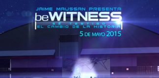 Evento #BeWitness realizándose en el Auditorio de la ciudad de México.