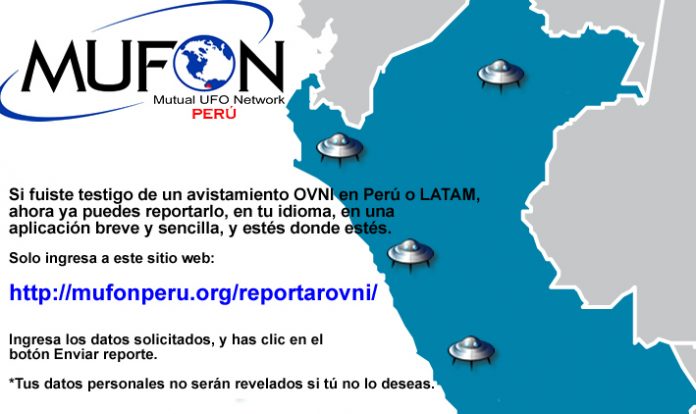 ¿Tuviste un avistamiento OVNI en Perú o Latinoamérica? Repórtalo en: http://mufonperu.org/reportarovni ¿Tuviste un avistamiento OVNI en Perú o Latinoamérica? Repórtalo en: http://mufonperu.org/reportarovni