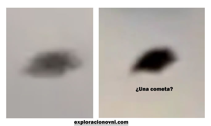 Objeto volador anómalo captado sobre Medellin, Colombia. La forma me hace recordar a una cometa.