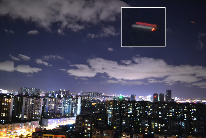 Imagen 2: Objeto aéreo anómalo fotografiado en Kunming, China. 16 de junio (2015). Crédito: MUFON