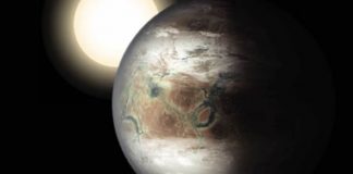 El Kepler-452b tiene un tamaño similar a la Tierra. Crédito: NASA