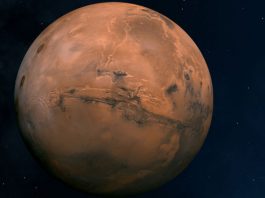 Un descubrimiento inexplicable en Marte. Crédito: NASA