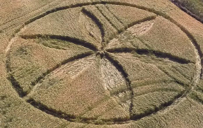 Crop Circle reportado en Knoll de Down, Wiltshire, Reino Unido. Se informó el día 29 de junio (2015). Crop Circle reportado en Knoll de Down, Wiltshire, Reino Unido. Se informó el día 29 de junio (2015).