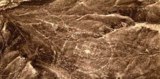 El 'mandala' es uno de los 24 geoglifos descubiertos en Nasca, Perú.