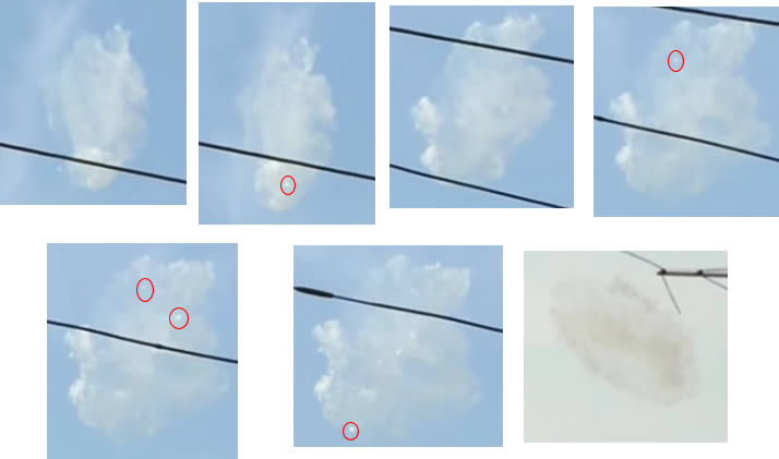 Extraña nube con movimiento anómalo fue vista sobre Filadelfia. Se observan destellos dentro de aquella forma durante el transcurso del vídeo. 