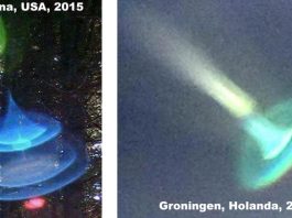 Similitud encontrada entre el "OVNI Medusa" de Holanda y una fotografía tomada en Montana, EE.UU.