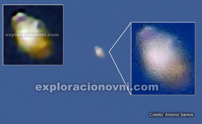 Anomalía aérea en San Juan, Argentina sorprende a familia durante aprox. 30 minutos. Crédito: Antonio Santos Anomalía aérea en San Juan, Argentina sorprende a familia. Crédito: Antonio Santos