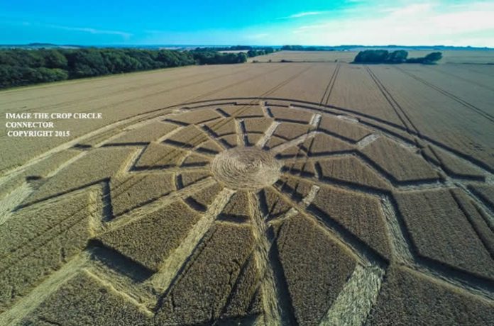 Un nuevo crop circle aparece en Wiltshire, Inglaterra.