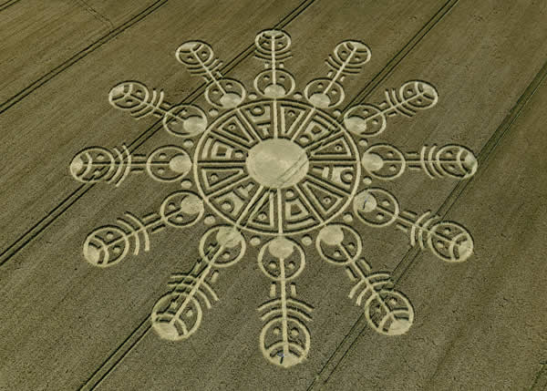 Crop circle en Wiltshire