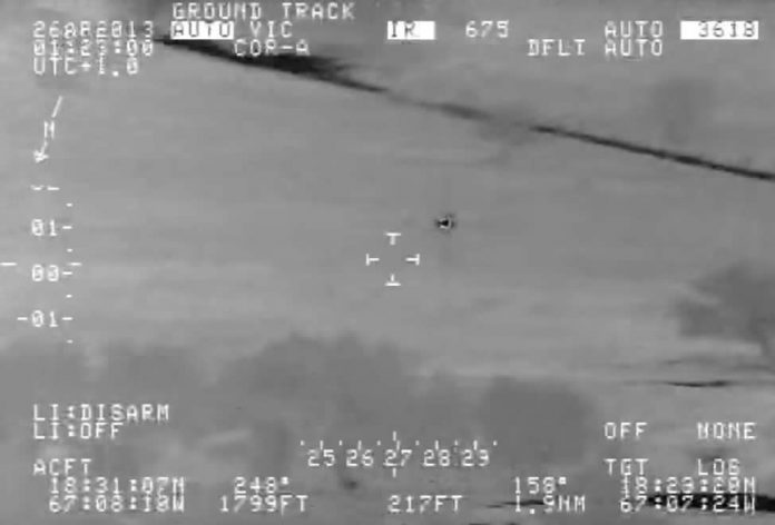 El vídeo del OVNI grabado por un avión del Departamento de Seguridad Nacional fue catalogado como desconocido. El vídeo del OVNI grabado por un avión del Departamento de Seguridad Nacional fue catalogado como desconocido.