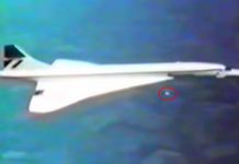 Un OVNI durante el test de vuelo del Concorde (junio 1976)