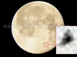 Una anomalía de forma triangular fotografiada en Luna. ¿Posible nave?
