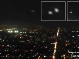 Avistamiento OVNI en Los Angeles, ocurrido en septiembre 2015.