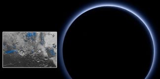 Sonda New Horizons observa cielo azul y hielo de agua en Plutón