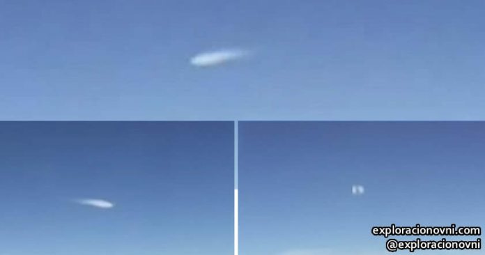 OVNI grabado por aeromoza en un vuelo a Florida