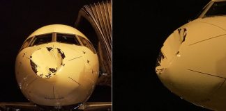 ¿Ha impactado un OVNI contra un avión de la NBA?