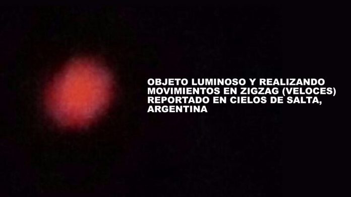 Reportan objeto luminoso y móvil en cielo de Salta, Argentina, luego de temblor