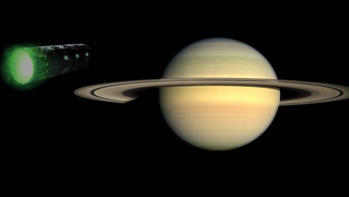 Numerosa actividad OVNI ha sido fotografiada cerca de Saturno