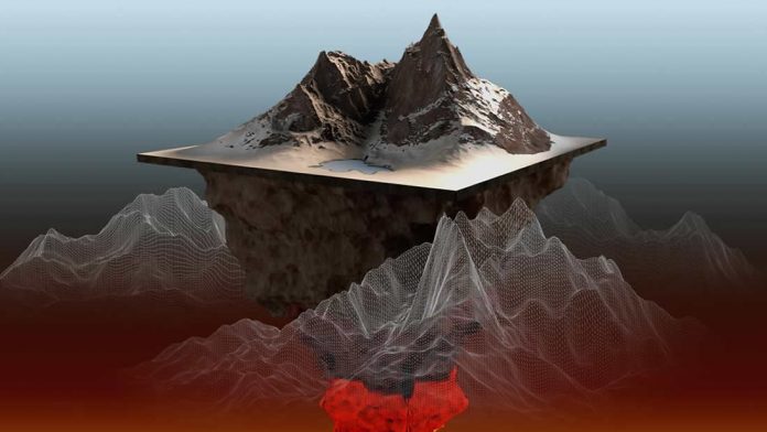 Descubren montañas gigantes en el interior de la Tierra